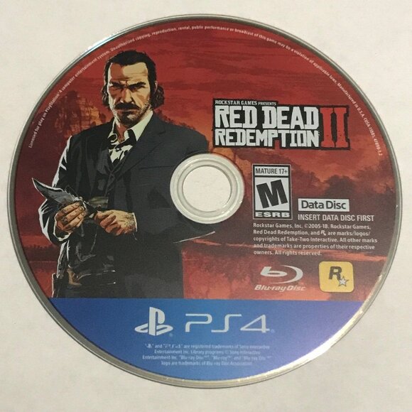 PS4 Red Dead Redemption 2 For PlayStation 4 Data Disc Only - Picture 1 of 2
